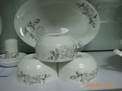 高檔骨質(zhì)瓷餐具套裝 46頭中式風(fēng)格，廠家直銷品質(zhì)保證