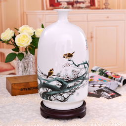 瓷韻雅藏 景德鎮工藝美術師徐勇詠梅瓷瓶賞析